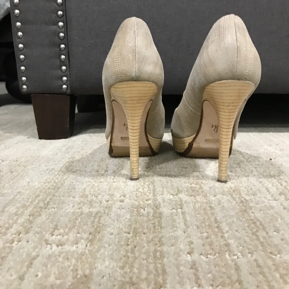 Cole Haan Mariela Platform Pumps Light Cove Size 8